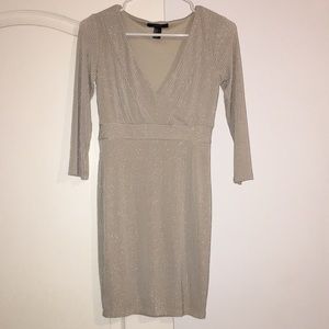 Shimmer Glitter Bodycon Long Sleeve Dress